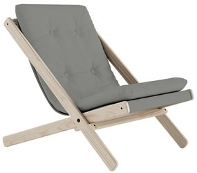 Fotoliu pliabil Karup Design Boogie Raw/Grey