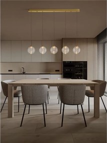 Lustra LED liniara design decorativ 3000K BLAZIK