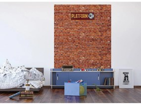 Tapet foto pentru copii Harry Potter Platformă 93/4 182 x 252 cm, 4 părți