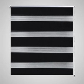 Jaluzea tip zebra, 100 x 175 cm, negru Negru, 100 x 175 cm
