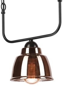 Lustră pe lanț MARIO 1xE27/60W/230V alamă