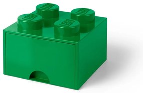 Cutie depozitare cu sertar LEGO®, verde