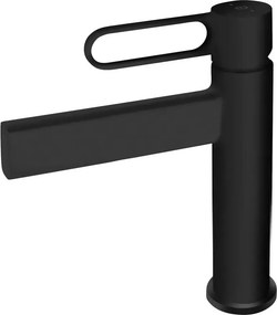 Baterie lavoar FDesign Zaffiro monocomanda negru mat