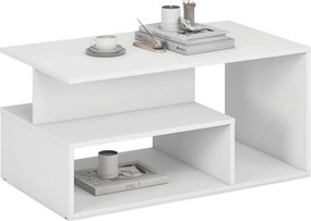 Masuta cafea IVA, alb, PAL laminat, 90x51x43 cm