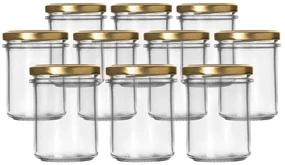 Set de borcane de conservare cu capac Orion 0,2 l, 10 buc