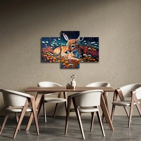 Tablou - Cerb pictat (90x60 cm)