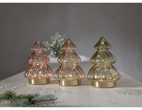 Decorațiune luminoasă de Crăciun portocalie ø 12 cm Abete – Star Trading