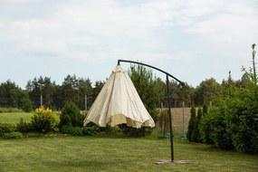 Umbrelă de gradină pliabilă 350cm Cream
