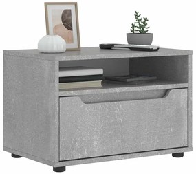 vidaXL Dulap TV "VISNES" Beton Gri 60x40x38 cm Lemn prelucrat