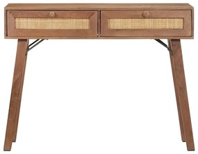 323598 vidaXL Masă consolă, 100x35x76 cm, lemn masiv de mango