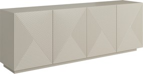 Comodă Asha 200 cm cu patru uși - casmir