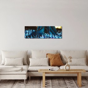 Tablou - Copac magic (cu ceas) (90x30 cm)