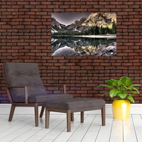 Tablou cu lac montan (90x60 cm)
