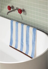 Covoraș de baie albastru din material textil 50x80 cm Gobo – noo.ma