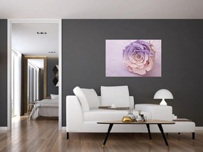Tablou detaliu florii de trandafir (90x60 cm)