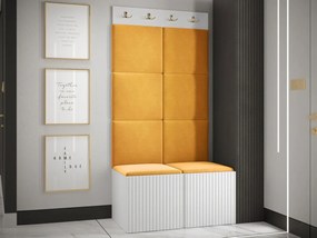 Mobilier hol Tewarota Slim IV (Alb + Galben) . 1104850