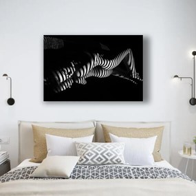 Tablou pe Panza Decor Intim EROTISM Nud  Alb - Negru - 90x60cm