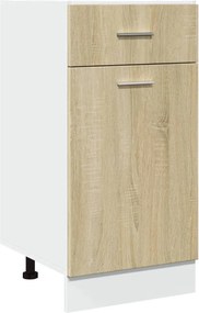 vidaXL Dulap inferior cu sertar “Lyon”, stejar Sonoma, 40x46x81,5 cm