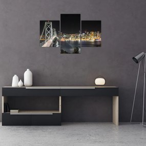 Tablou cu podul Brooklin și New York (90x60 cm)
