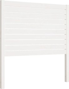 vidaXL Tăblie de pat, alb, 96x4x100 cm, lemn masiv de pin