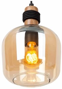 Lustră pe cablu Lucide 45408/03/62 ILONA 3xE27/40W/230V negru/bej