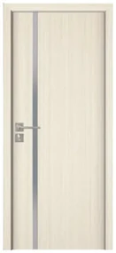 Usa Interior din MDF Novo Doors ND04 LUX PREMIUM, Cadru din Lemn Masiv, KIT COMPLET, Toc Reglabil de 10 CM INCLUS, Plinta pe Ambele Parti (Culoare: