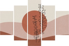 Tablou - Boho frunze N⁰1 (150x105 cm)