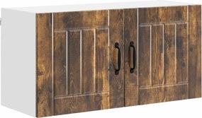 vidaXL Dulap de bucătărie Stejar fumuriu 80 x 31 x 40 cm Lemn compozit