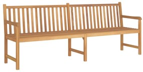 vidaXL Bancă de grădină, 228 cm, lemn masiv de tec