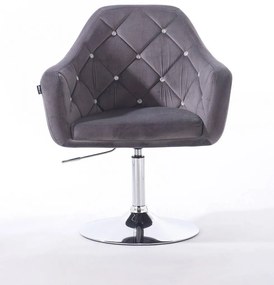 HR830N Scaun Catifea Grafit