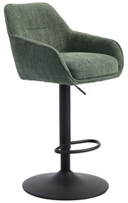 Scaune de bar verzi 2 buc. (înălțime șezut 69 cm) Avola – Unique Furniture