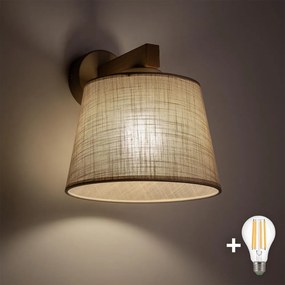 BRILAGI - LED Aplică de perete LATTE SABIA 1xE27/15W/230V pin/bej