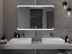 Mexen Nida oglindă de baie iluminată 120 x 80 cm, LED 6000K, anti-aburire - 9806-120-080-611-00