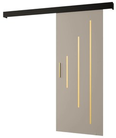 Uși culisante 70 cm Slavdro 3 (cashmir + negru mat). 1108780