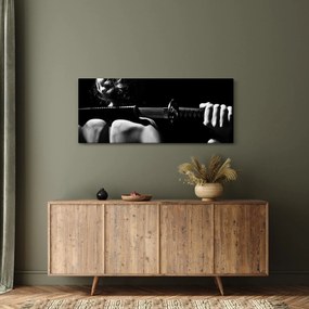 Tablou - Femeie cu o sabie (120x50 cm)