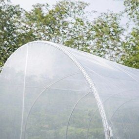 Cort din folie 200x200x300 cm cu cadru ranforsat + folie transparentă