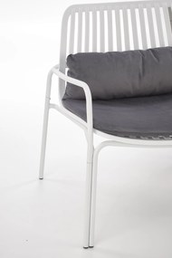 Scaun de gradina alb MELBY