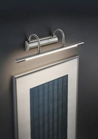 Aplică de perete argintie LED Cuadro – Trio