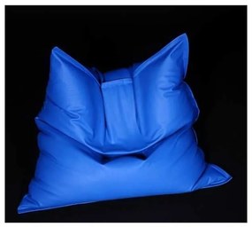 Fotoliu tip Perna Magic Pillow, Material Piele ecologica - Albastru