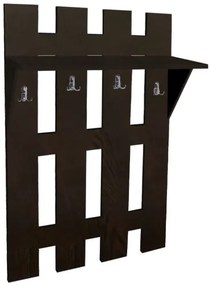 Cuier 4 fasii wenge, 70 x 25 x 100 cm