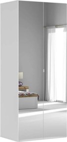 Dulap FLEX, alb, PAL, 100x66x240 cm
