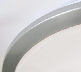 Plafoniera diametru 26cm, Rima satin chrome NU 9-310/26 Titan OR