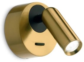 Aplica moderna cu spot LED directionabil BEAN ROUND AP alama