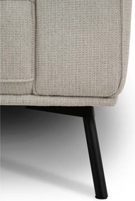 Colțar grej cu tapițerie din chenille (cu colț pe partea stângă/în formă de ”L”) Amsterdam – Scandic