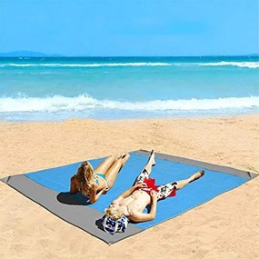 Pătură mare pentru plajă sau natură - albrasta