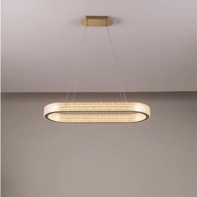 Lustra LED suspendata deosebita KLEPSIDRA, 90x30cm