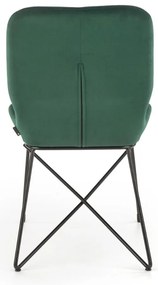 Scaun de bucaterie Kord, verde/negru