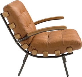 Fotoliu LUX design italian Cowhide brown