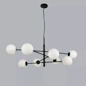 Lustra suspendata design modern OVIEDO 8 BK/BK