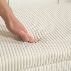 HOMCOM Bancă de Depozitare de 84L, din Țesătură cu Efect de Catifea și Oțel, 112x42x40 cm, Bej | Aosom Romania